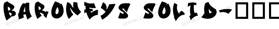 Baroneys Solid字体转换